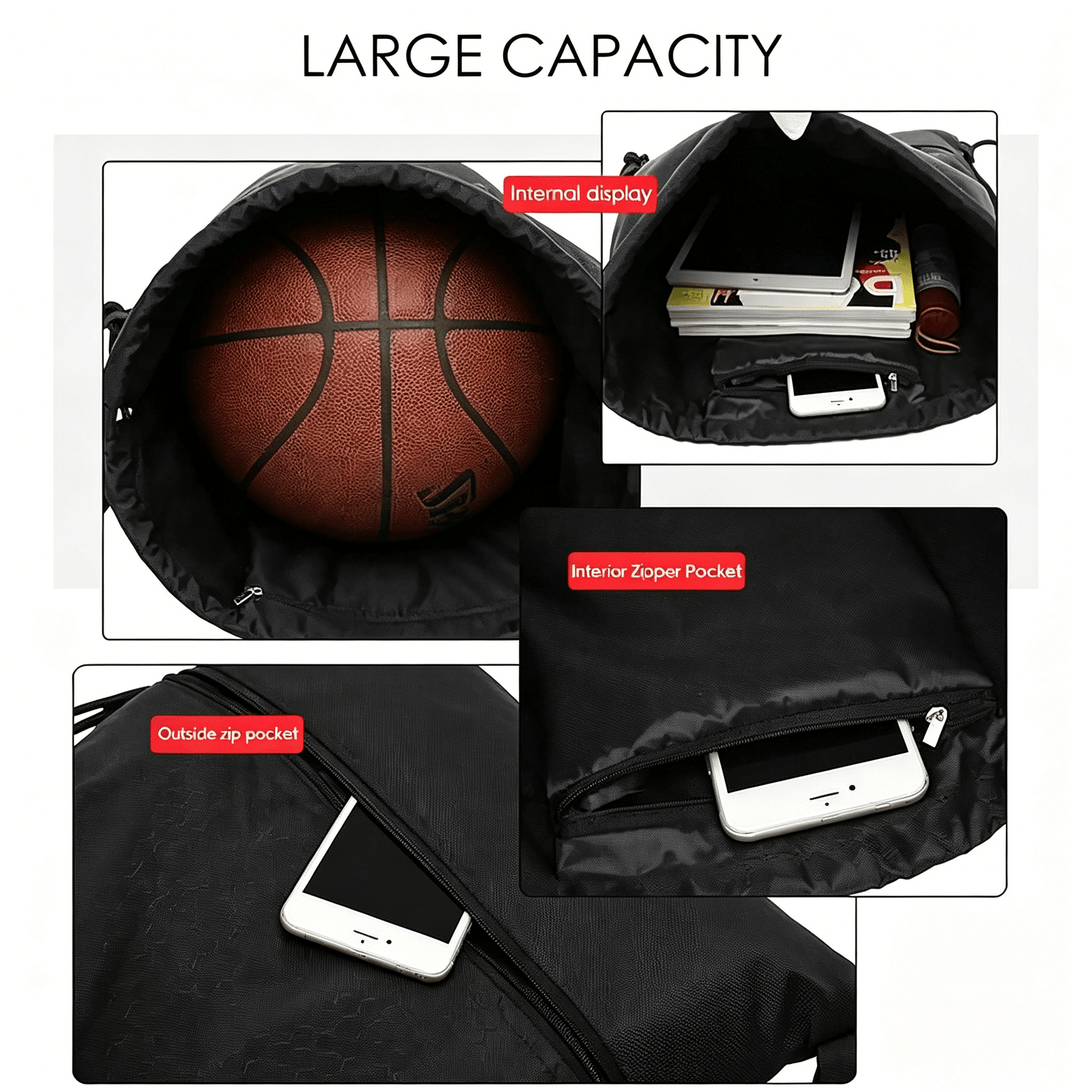 Oxford Drawstring Backpack (2)