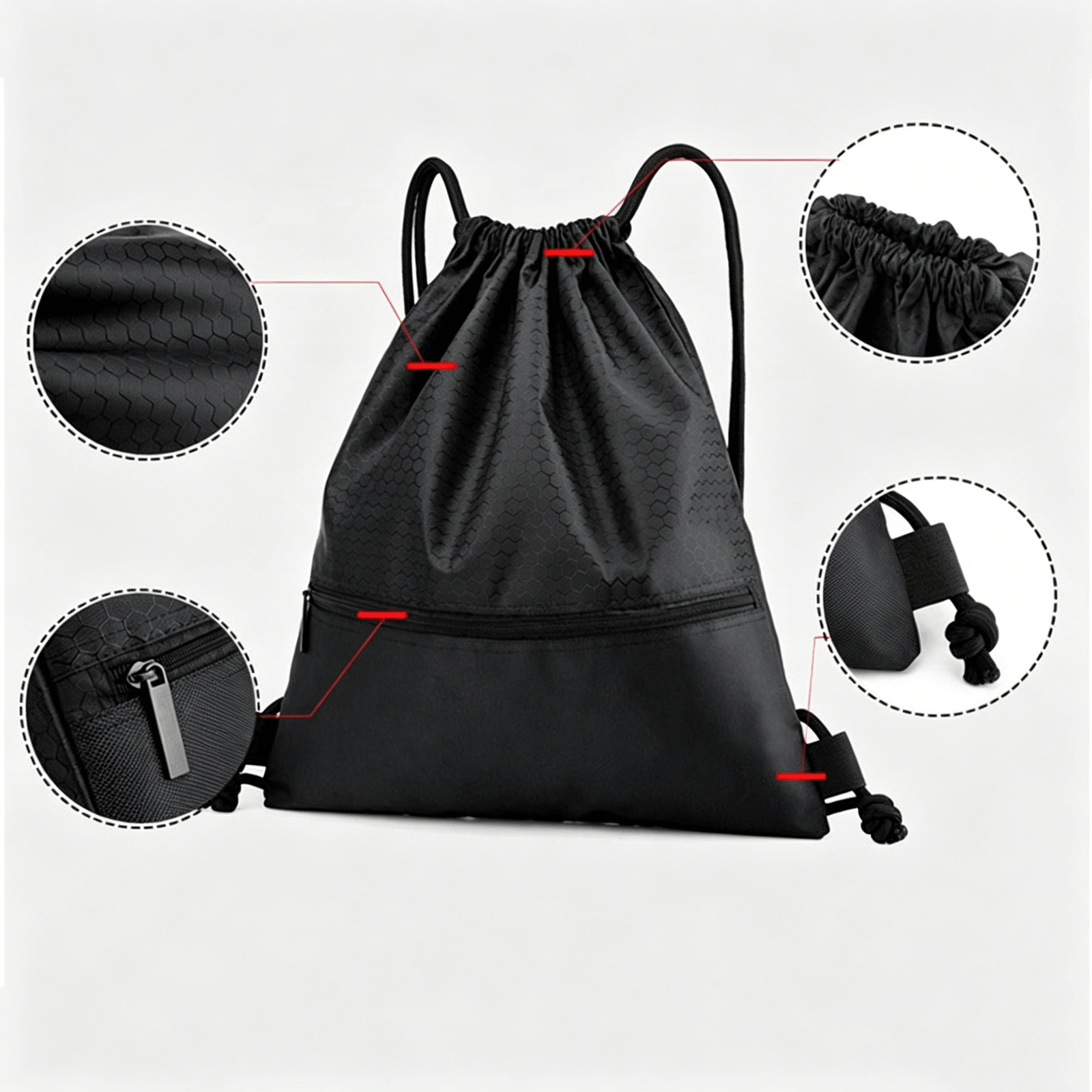 Oxford Drawstring Backpack (3)