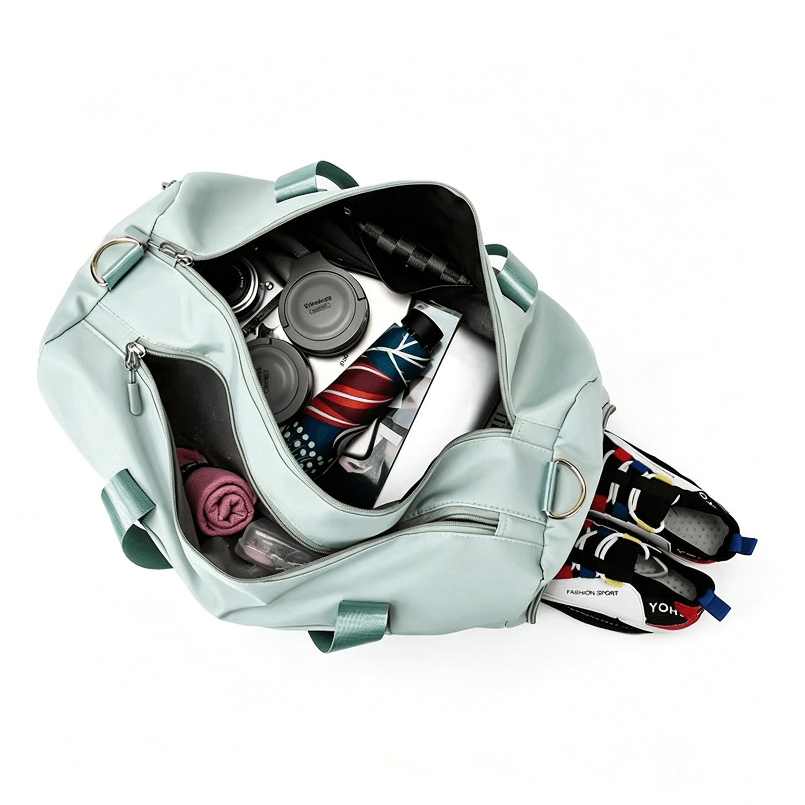 Two-Size Sports & Travel Gym Bag (3)